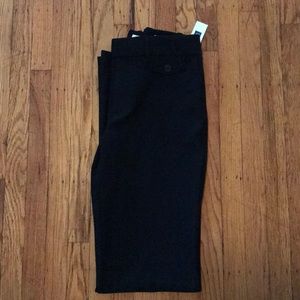 High waisted, baby boot, tall navy Gap pant